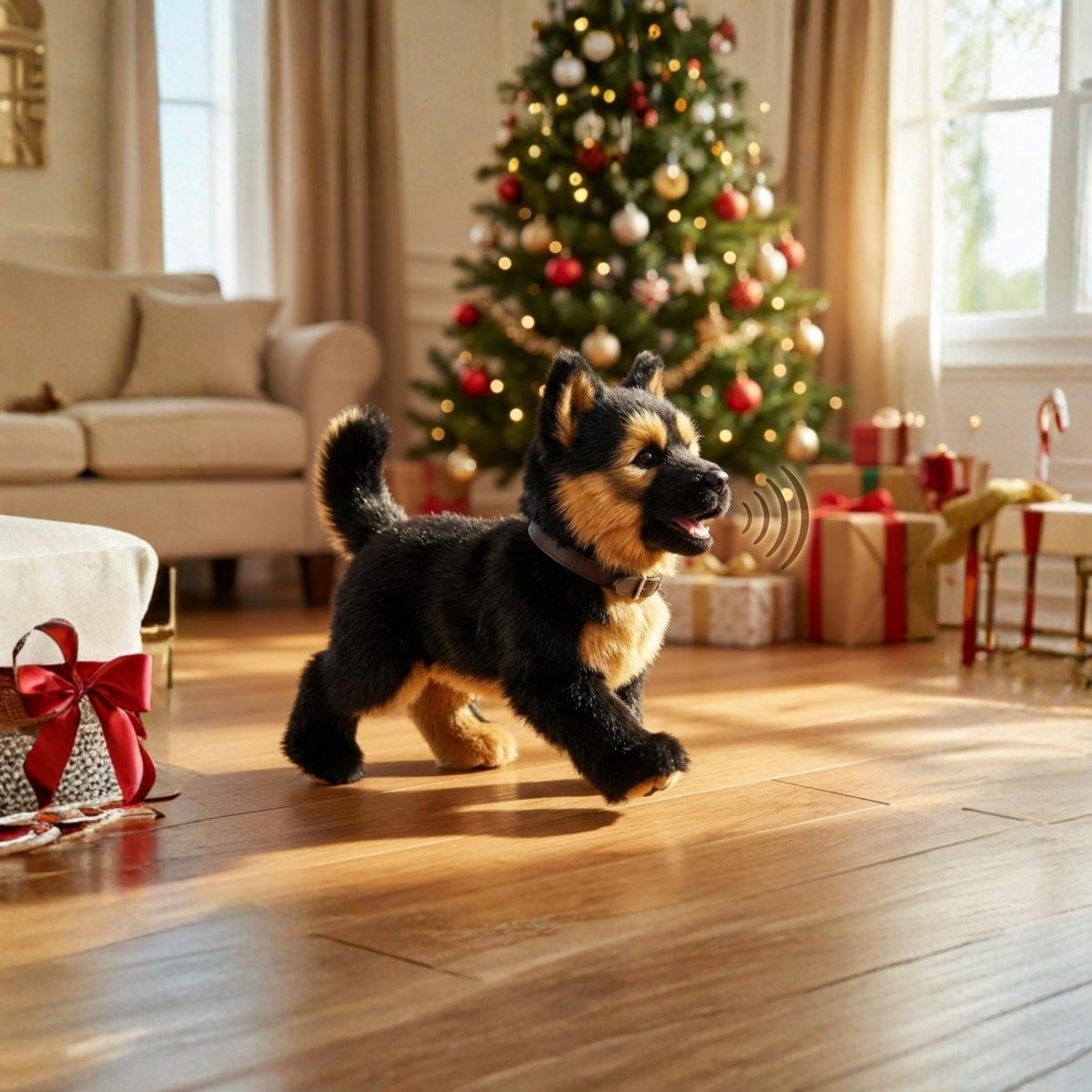 Interactive German Shepherd Electronic Walking Barking Puppy Toy - Image 4