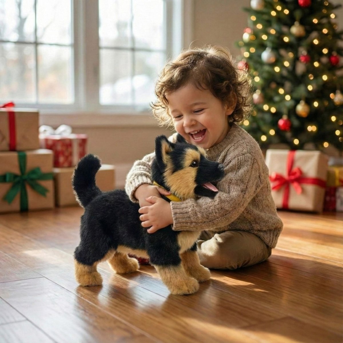 Interactive German Shepherd Electronic Walking Barking Puppy Toy - Image 8