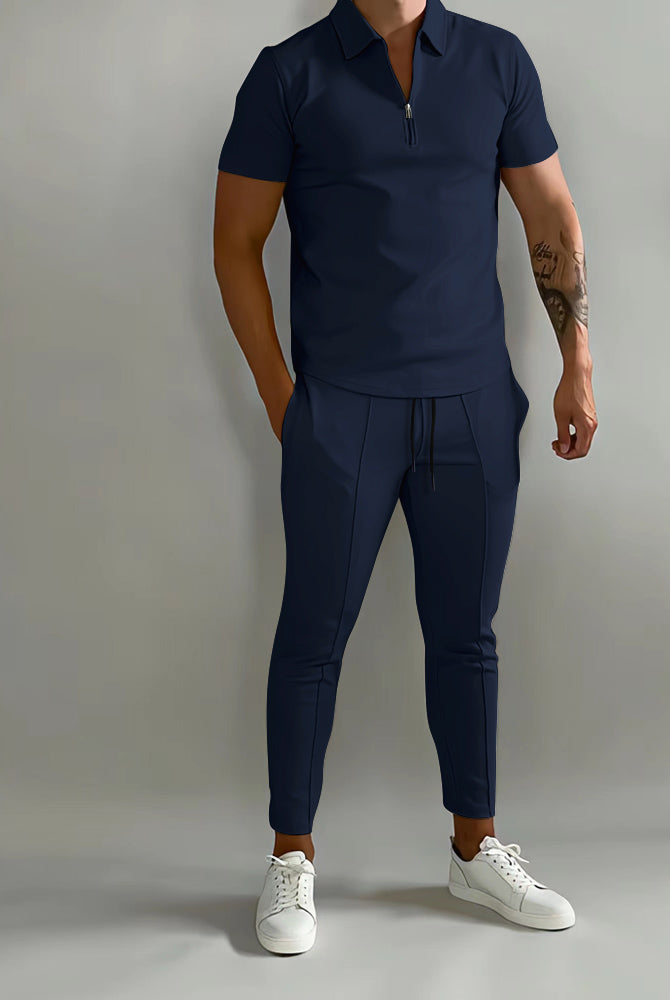 Men's Lightweight Two Piece Tracksuit Set - Image 4