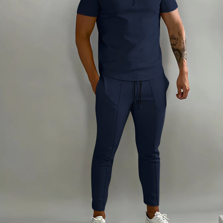 Men's Lightweight Two Piece Tracksuit Set - Image 4