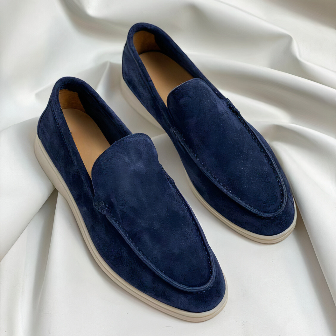 Men's Vintage PU Leather Slip-On Loafers - Image 3