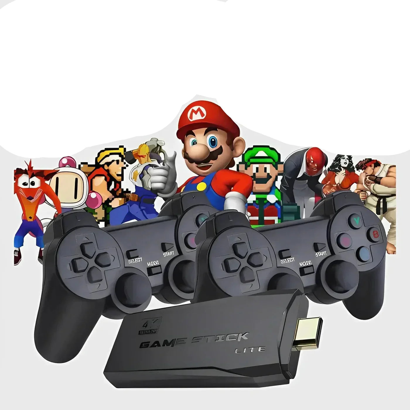 Retro 4K Game Console 20000 Preinstalled Games Plug Play