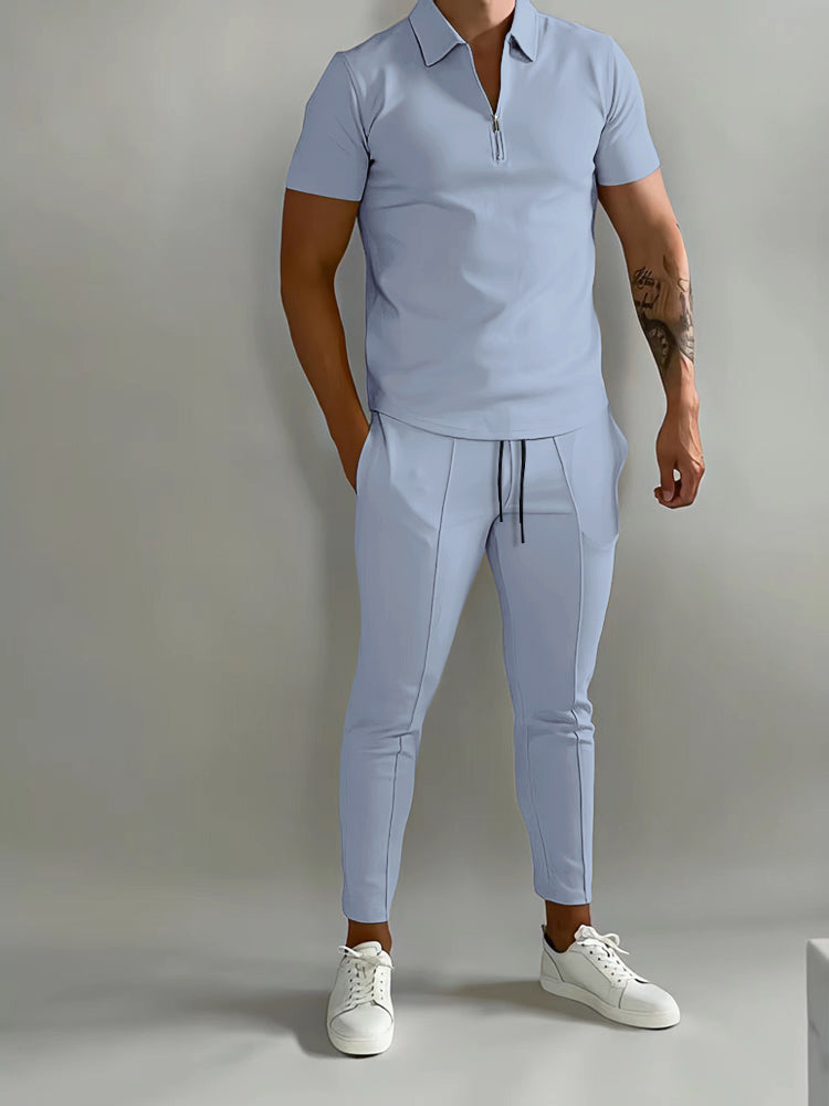 Men's Lightweight Two Piece Tracksuit Set - Image 5