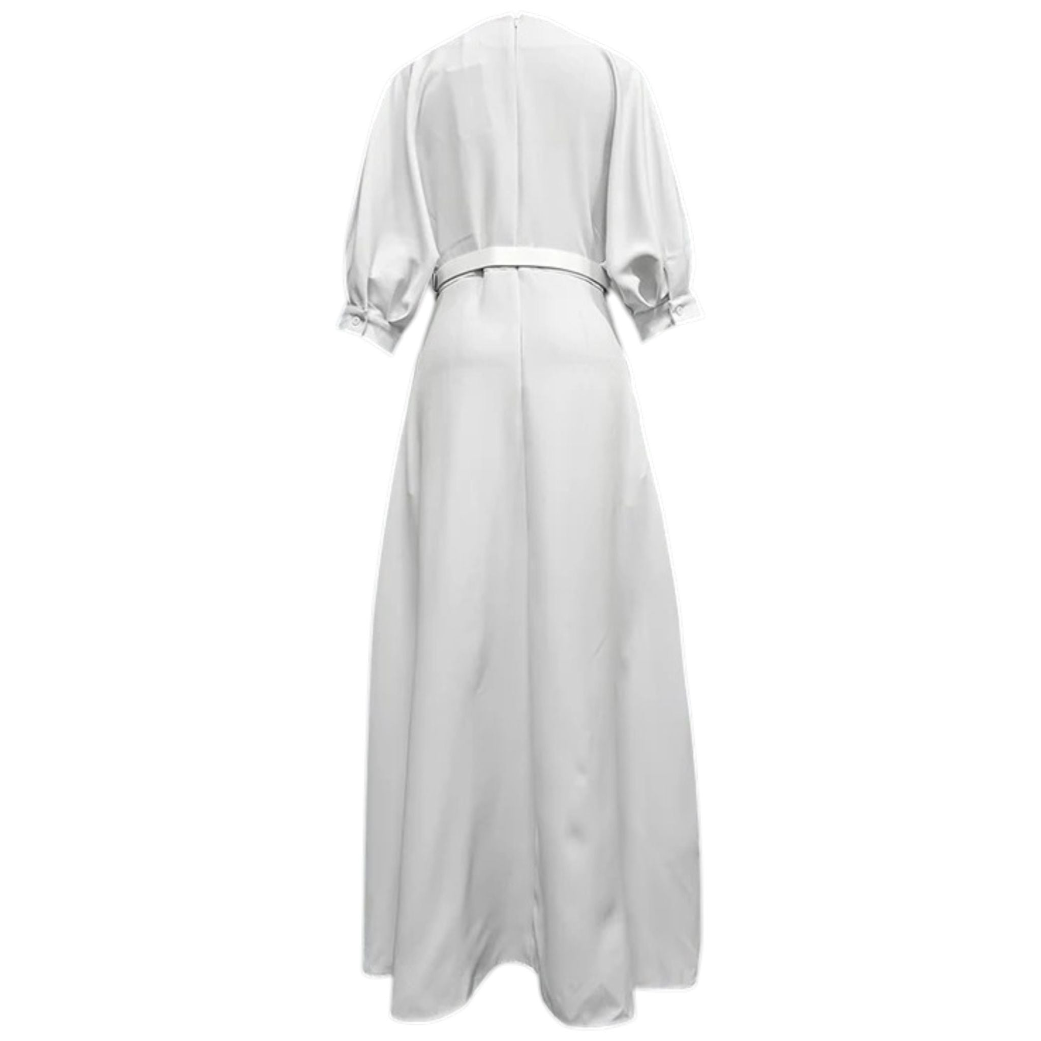 Women Short Sleeve A-Line Maxi Dress - Image 5
