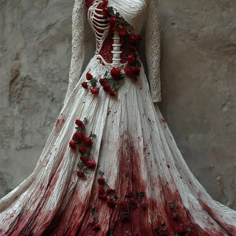 Women's Long Sleeve Maxi Dress | Halloween - Image 5