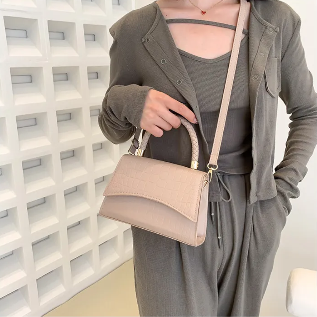 Women PU Leather Top Handle Crossbody Bag Satchel - Image 4