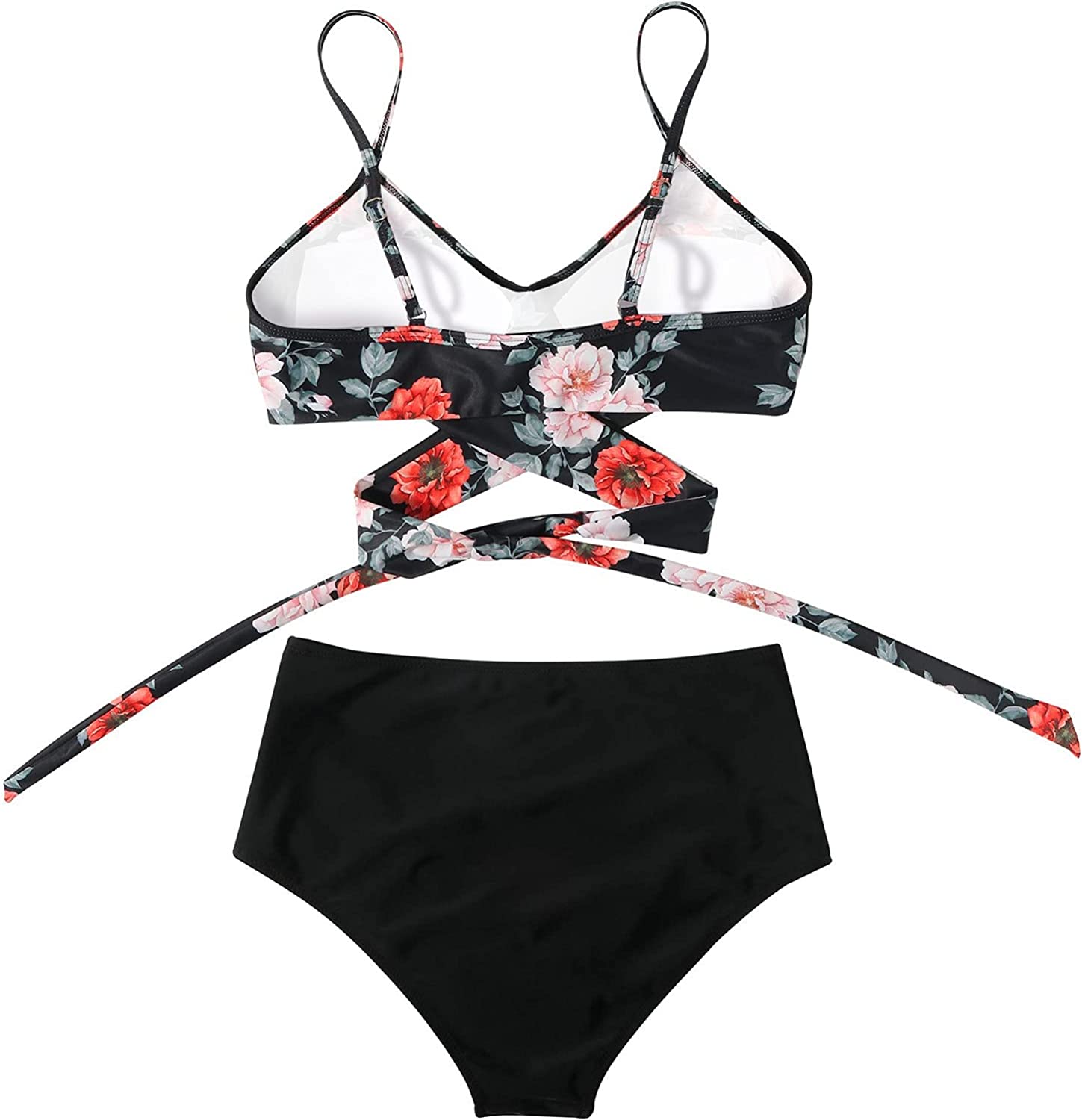 Women Colorful High Waisted Bikini Set - Image 11