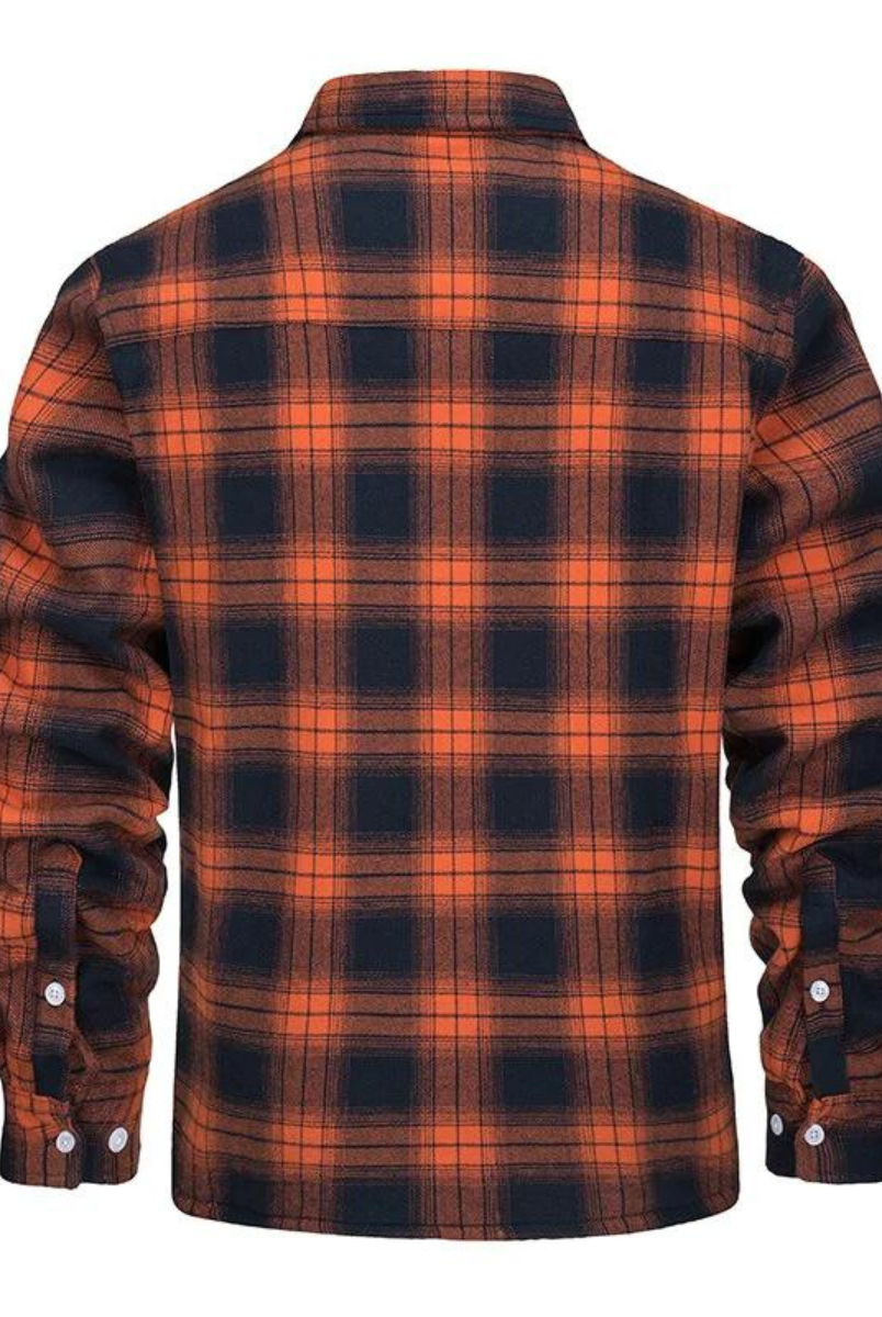 Heren Vest met Ruitpatroon en Fleece Voering - Image 2
