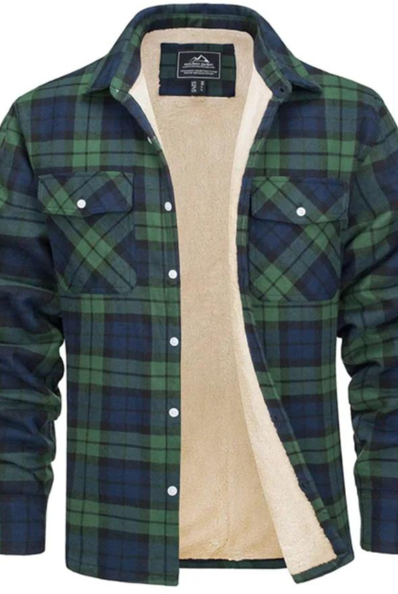 Heren Vest met Ruitpatroon en Fleece Voering - Image 5