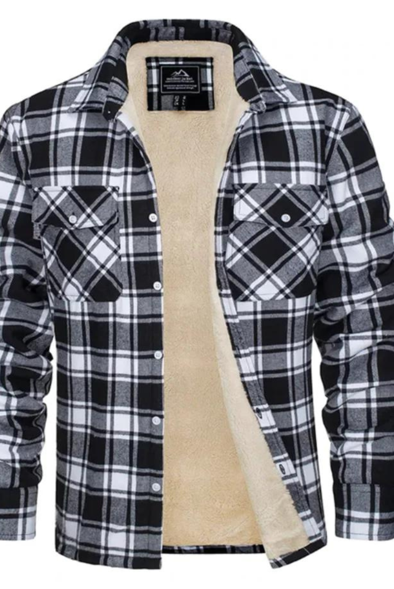 Heren Vest met Ruitpatroon en Fleece Voering - Image 7