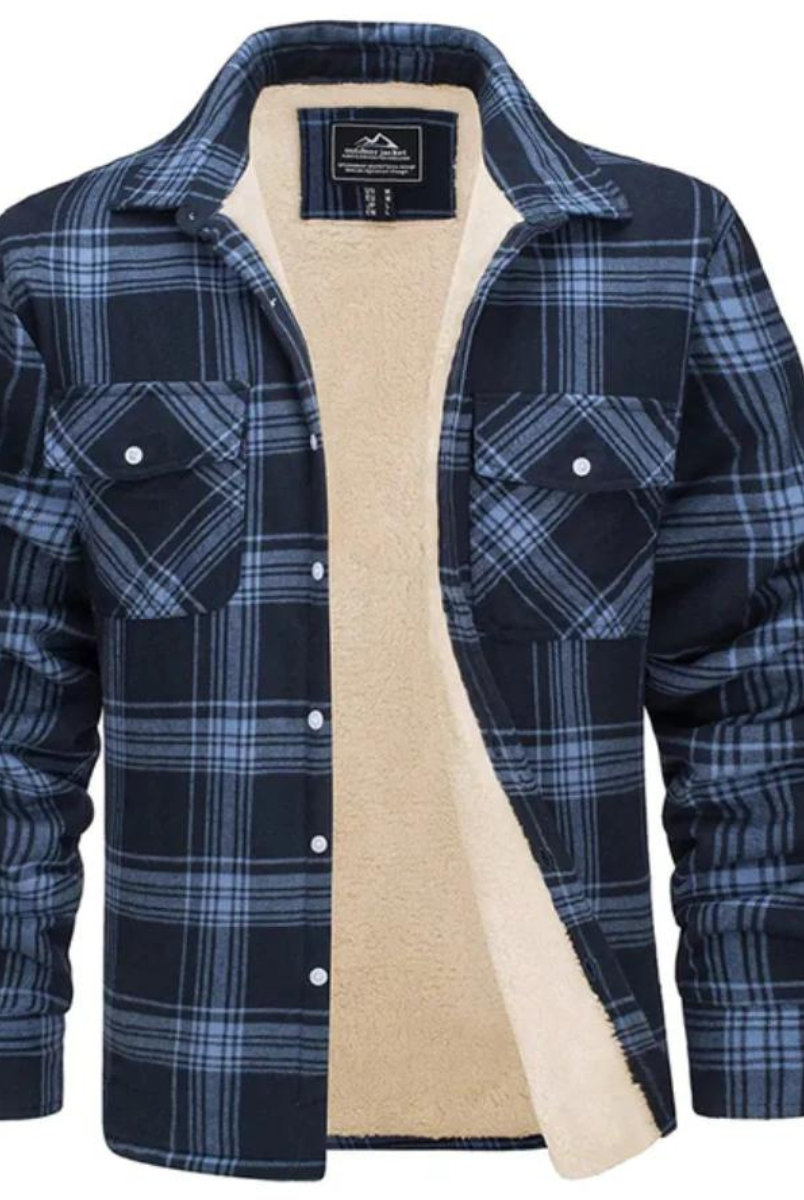 Heren Vest met Ruitpatroon en Fleece Voering - Image 9