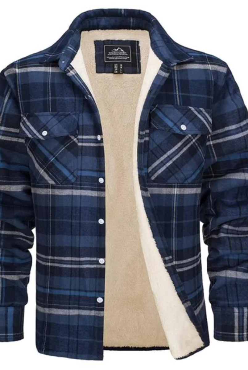 Heren Vest met Ruitpatroon en Fleece Voering - Image 10