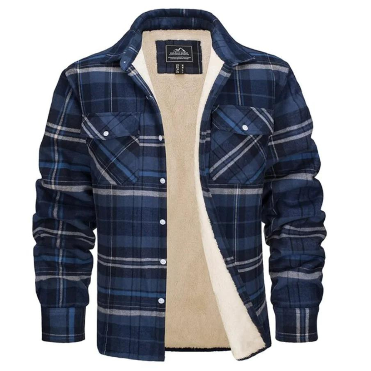 Heren Vest met Ruitpatroon en Fleece Voering - Image 10