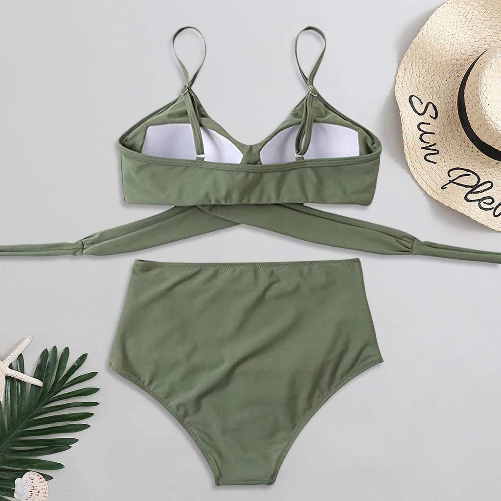 Women Colorful High Waisted Bikini Set - Image 16