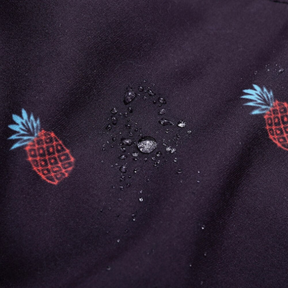 Men's Quick Dry Patterned Swim Trunks - Image 3