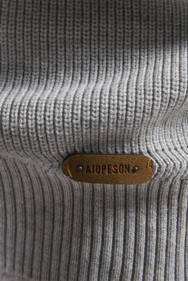 Heren Sweater Met Half-Zip En Ribgebreide Mouwen - Image 5