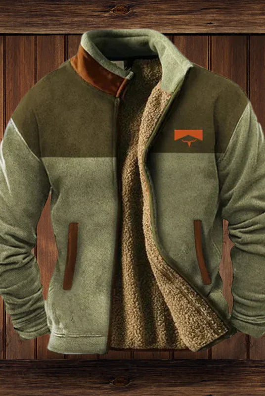 Heren Warme Teddy Vest met Rits en Vintage Ontwerp - Image 5