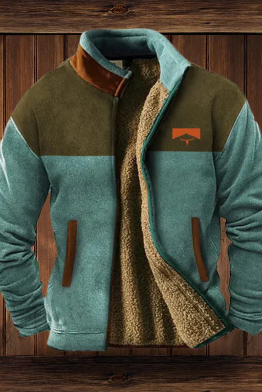 Heren Warme Teddy Vest met Rits en Vintage Ontwerp - Image 6