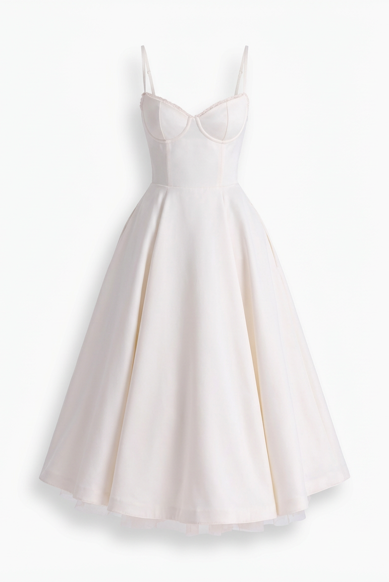 Women Sleeveless Fit and Flare Midi Dress - Image 10