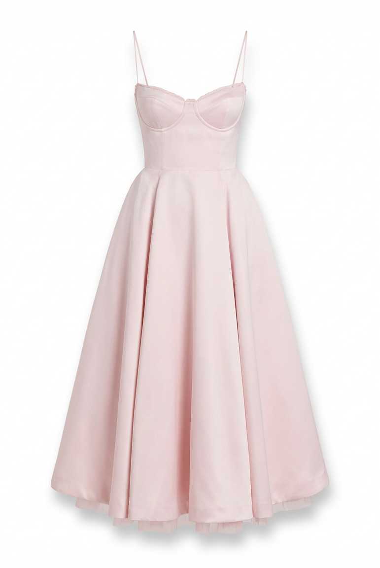 Women Sleeveless Fit and Flare Midi Dress - Image 11