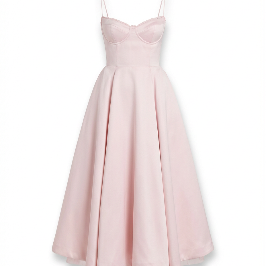 Women Sleeveless Fit and Flare Midi Dress - Image 11