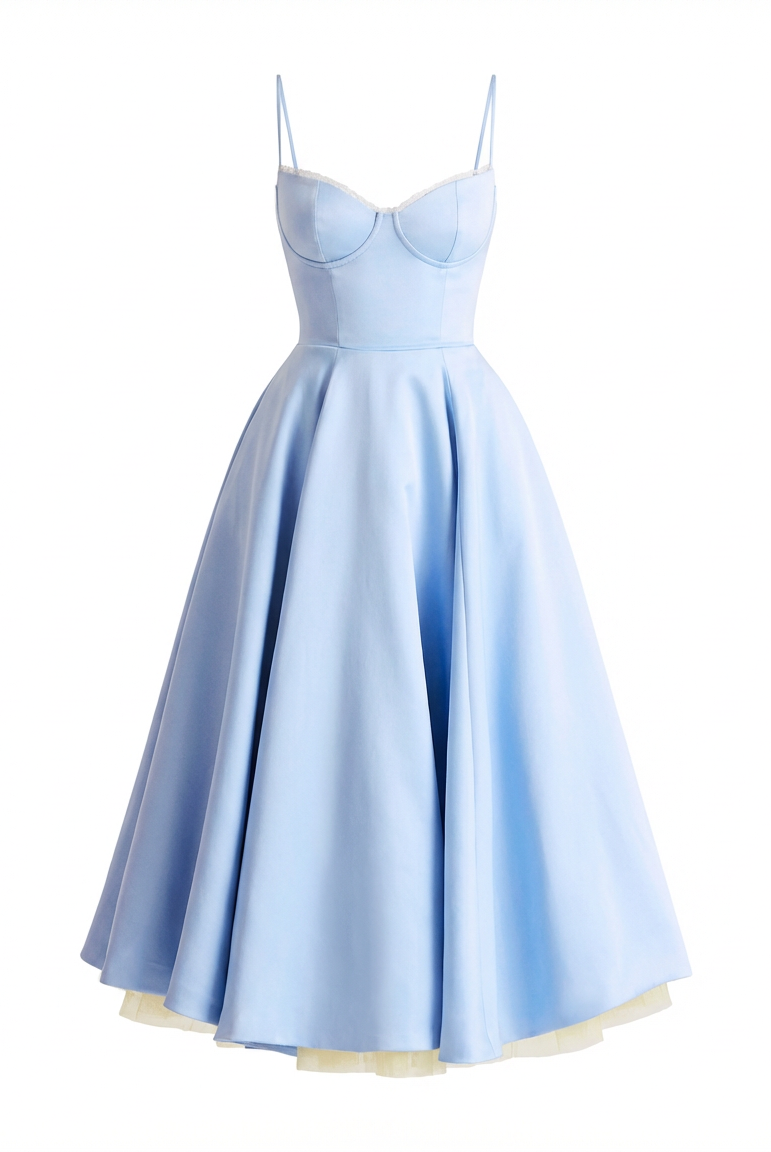 Women Sleeveless Fit and Flare Midi Dress - Image 9