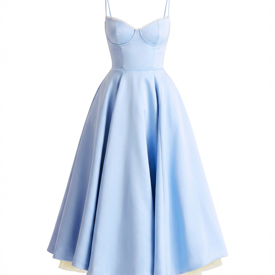 Women Sleeveless Fit and Flare Midi Dress - Image 9