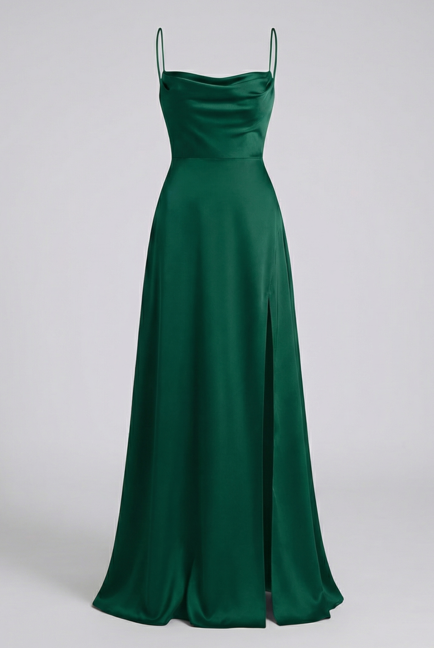 Women Satin Cowl Neck Maxi Dress Formal Evening - Image 7