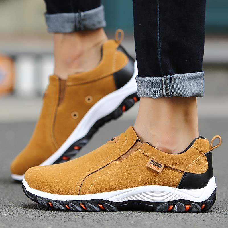 Men's Slip-On Hiking Walking Shoes Outdoor Trail - Image 4