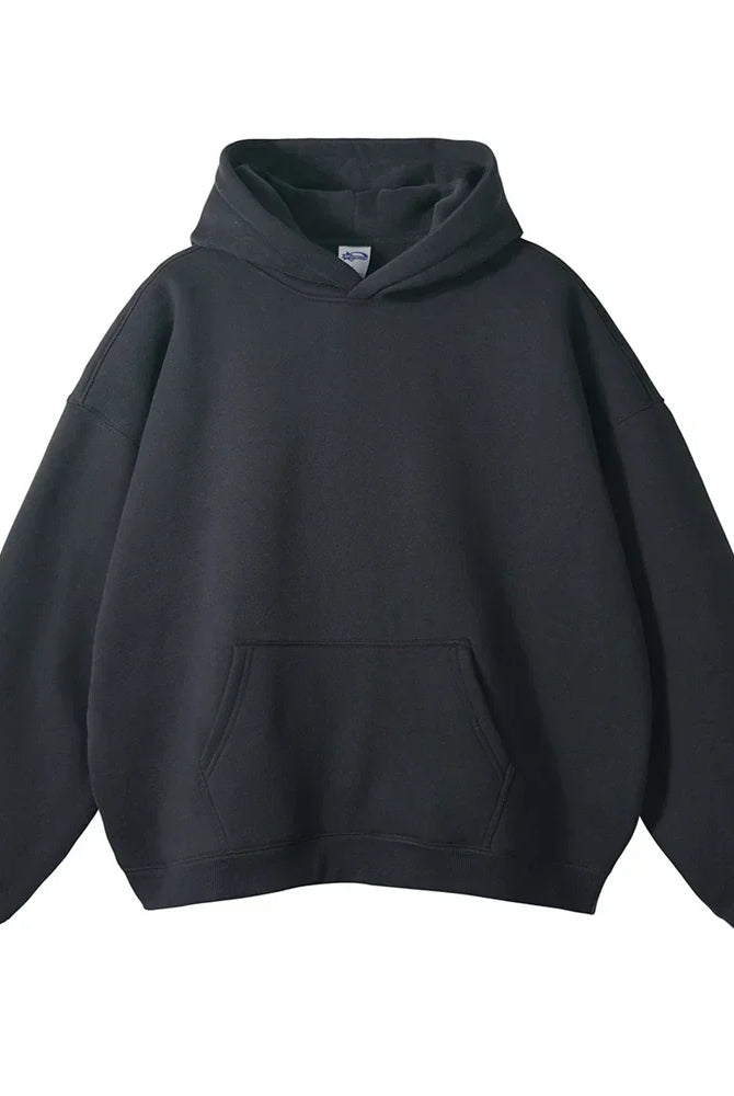 Men Relaxed Fit Pullover Hoodie - Image 3