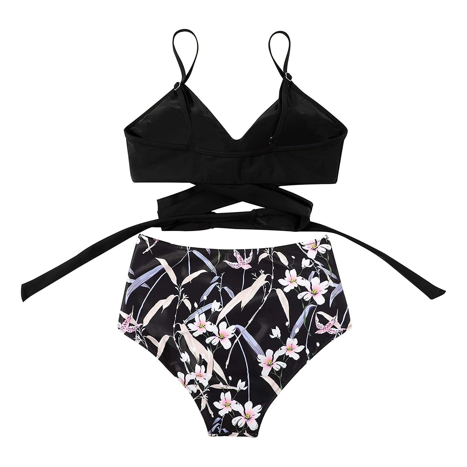 Women Colorful High Waisted Bikini Set - Image 8