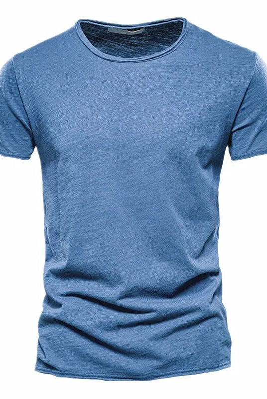 Men's Breathable Cotton Lightweight T-Shirt - Image 3