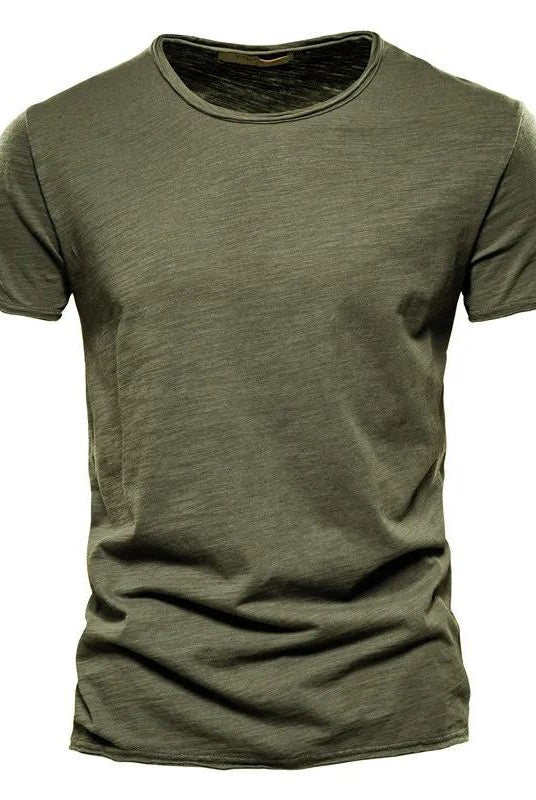 Men's Breathable Cotton Lightweight T-Shirt - Image 7