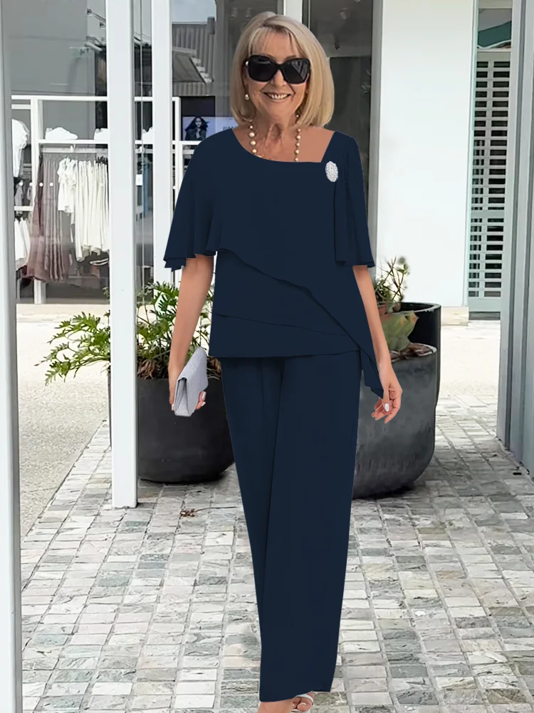 Women Elegant 2 Piece Summer Skirt Set - Image 2