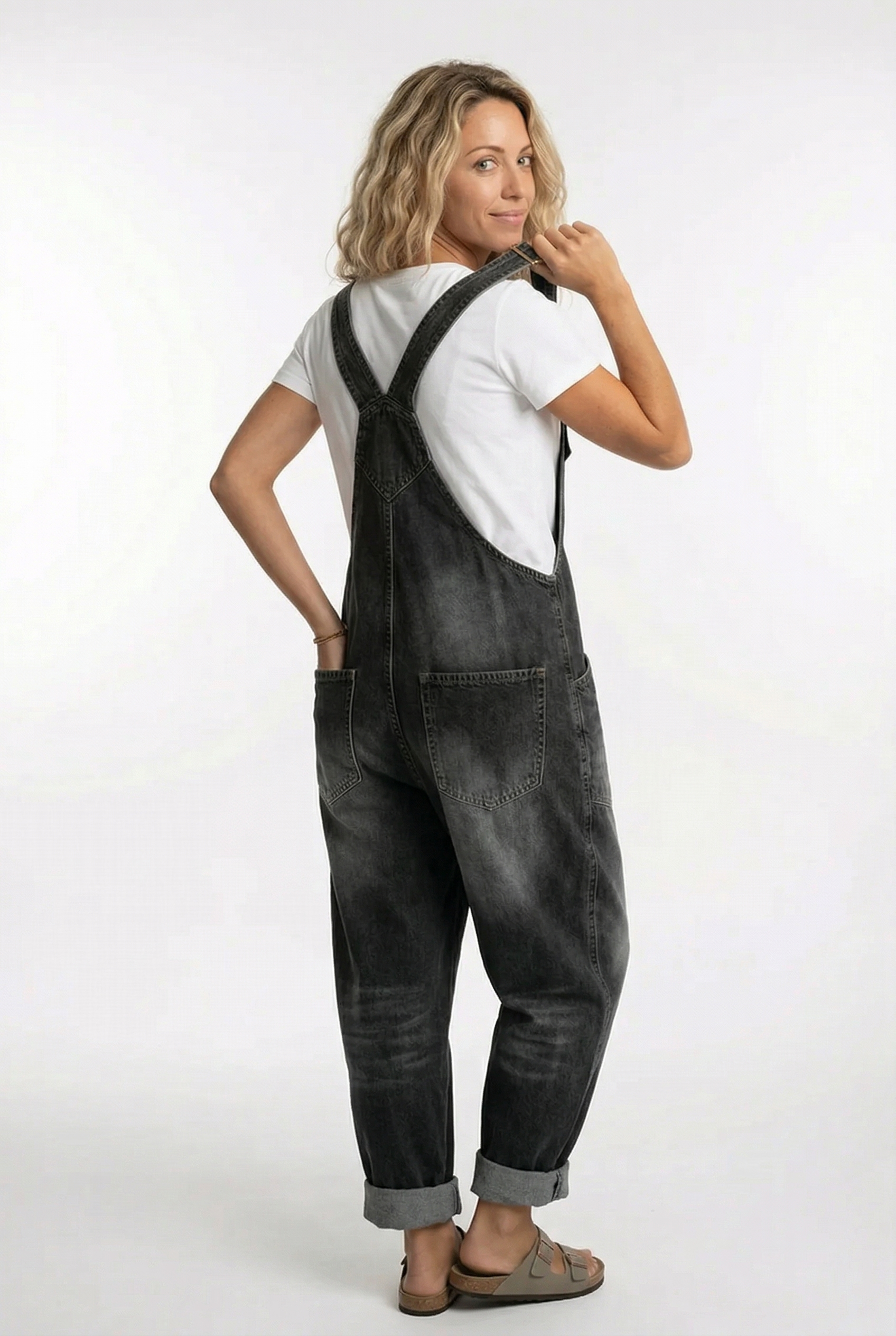 Noelia™ - Vielseitiger verstellbarer Schnallen-Jeansoverall - Image 4