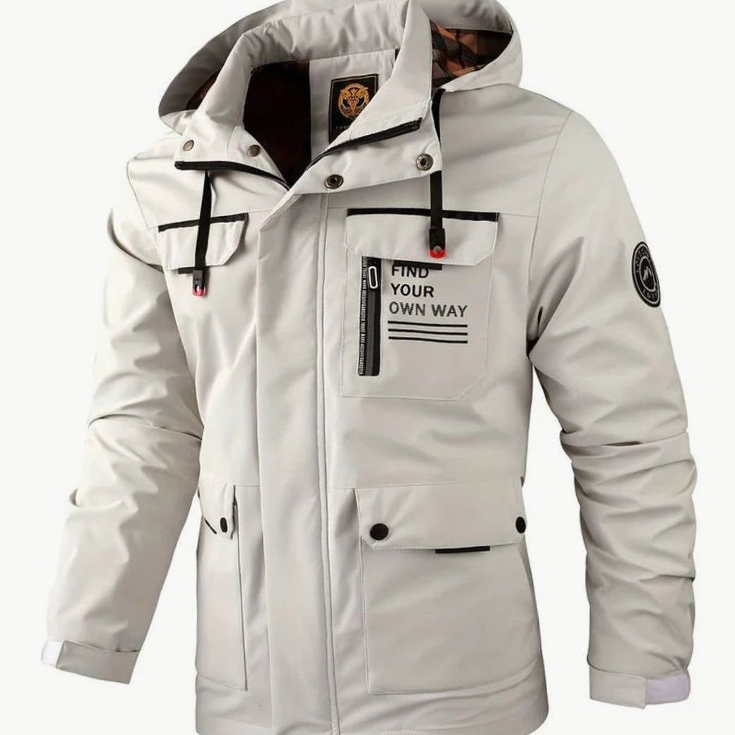Men's Waterproof Insulated Hooded Winter Jacket - Image 3