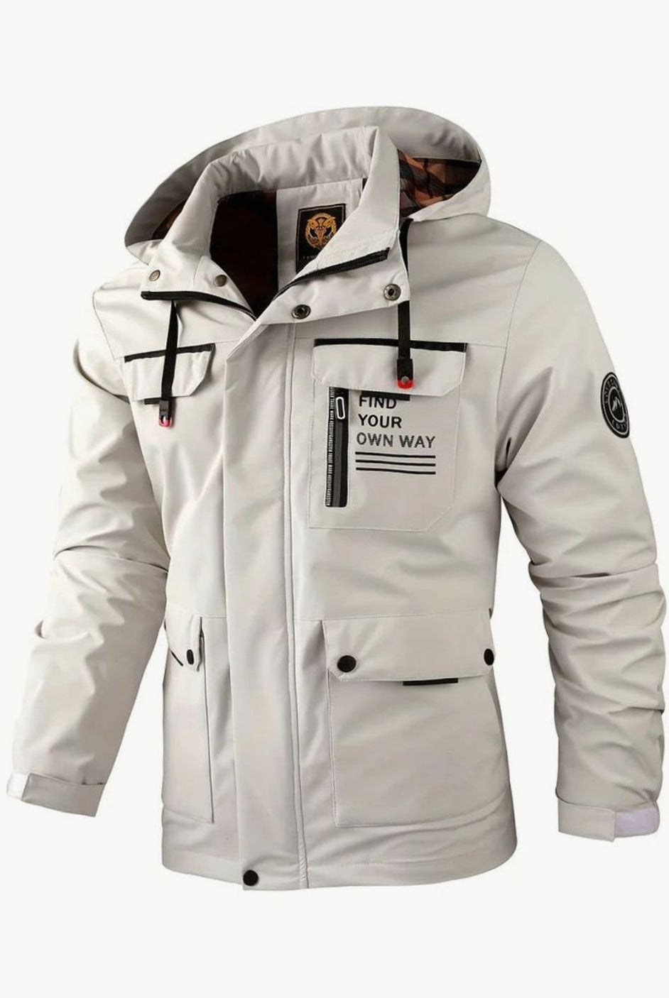 Men's Waterproof Insulated Hooded Winter Jacket - Image 3