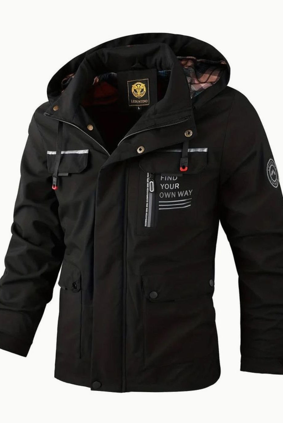 Men's Waterproof Insulated Hooded Winter Jacket - Image 4