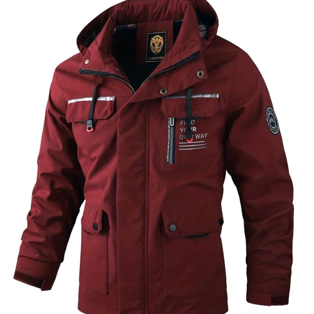 Men's Waterproof Insulated Hooded Winter Jacket - Image 5