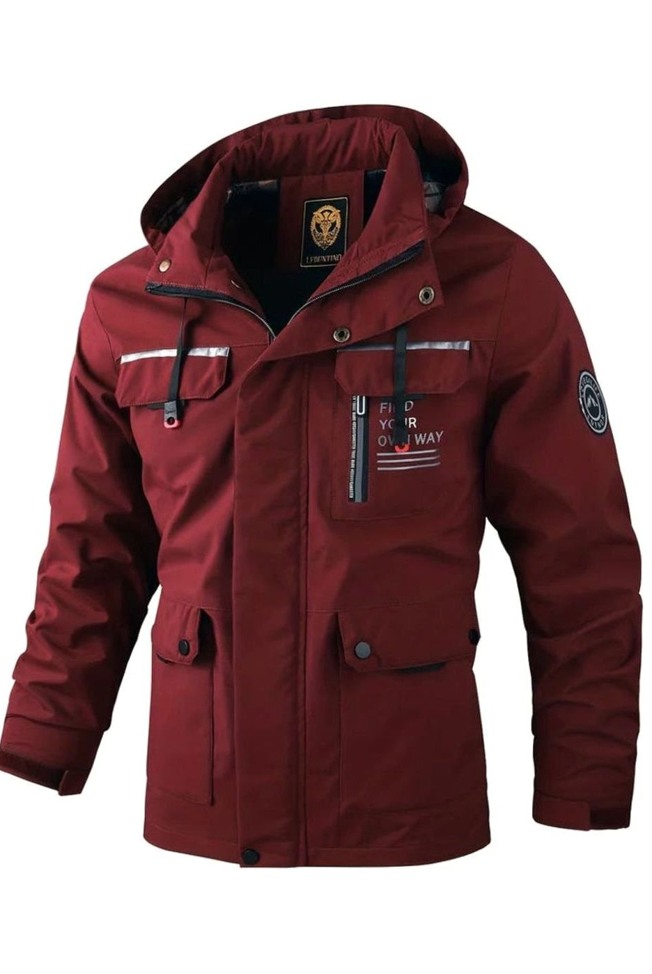 Men's Waterproof Insulated Hooded Winter Jacket - Image 5