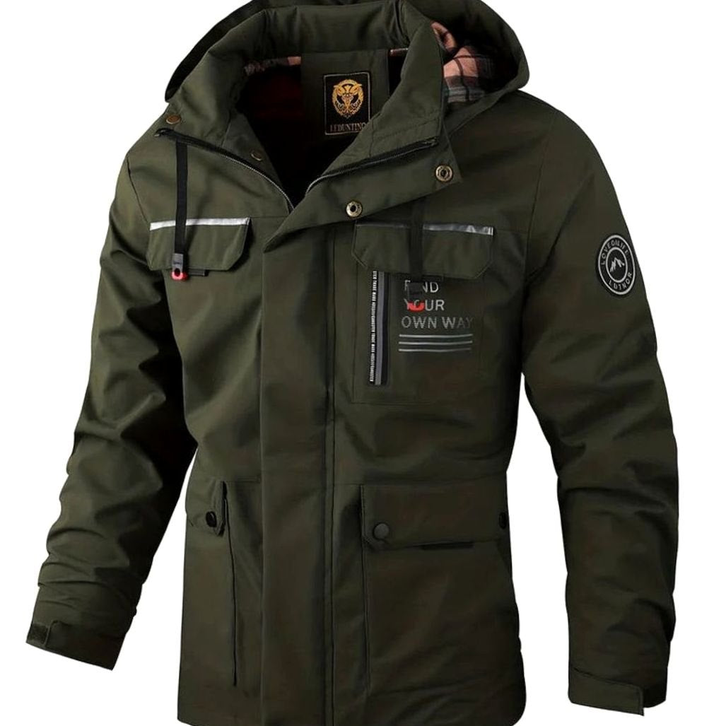 Men's Waterproof Insulated Hooded Winter Jacket - Image 7