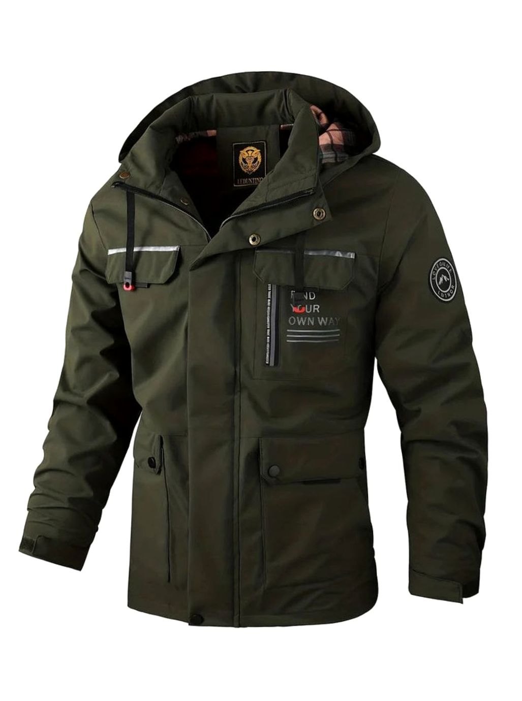 Men's Waterproof Insulated Hooded Winter Jacket - Image 7