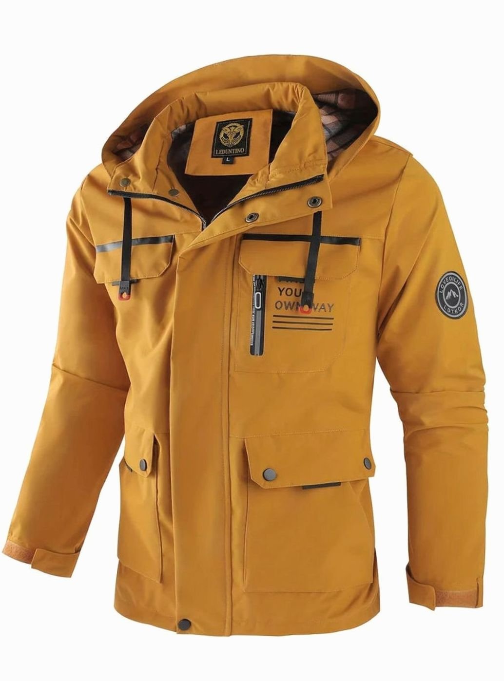 Men's Waterproof Insulated Hooded Winter Jacket - Image 9