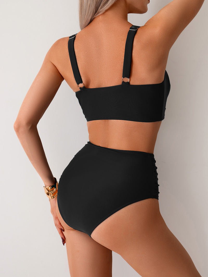 Women High Waisted Bikini Set Two Piece Tummy Control - Image 7