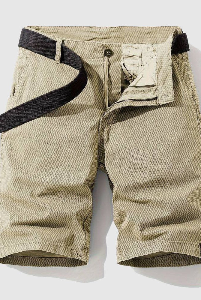 Men's Breathable Casual Shorts Zipper Pockets