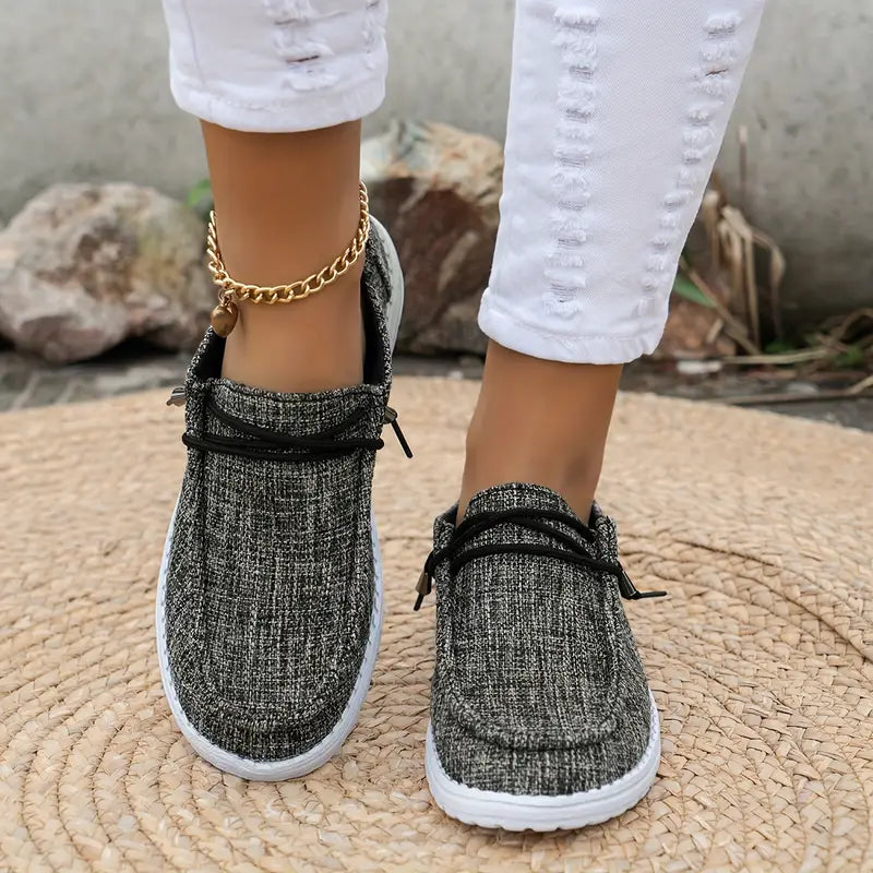 Women Breathable Non-Slip Sneakers Lightweight Slip-On Walking Shoes - Image 14