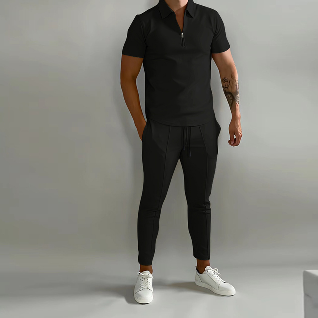Men's Lightweight Two Piece Tracksuit Set - Image 2