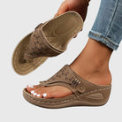 Women Slip On Orthopedic Sandals Arch Support
