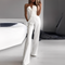 Women Strapless Wide Leg Jumpsuit Formal