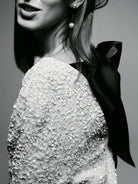 Women Textured Boucle Knit Long Sleeve Mini Dress - Image 4